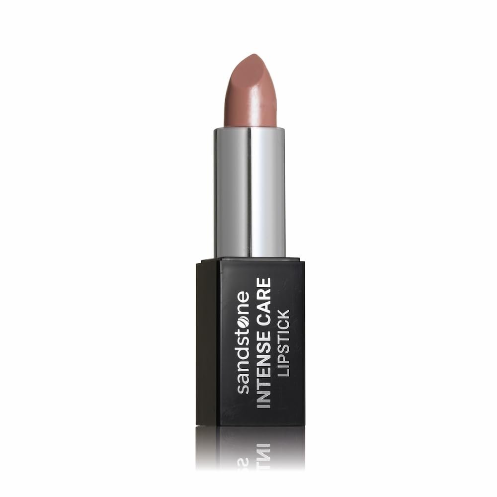 Sandstone Scandinavia Intense Care Lipstick – Hydrating & Long-Lasting – Hypoallergenic, Fragrance-Free & Vegan – For Sensitive Lips (43 Barely There)