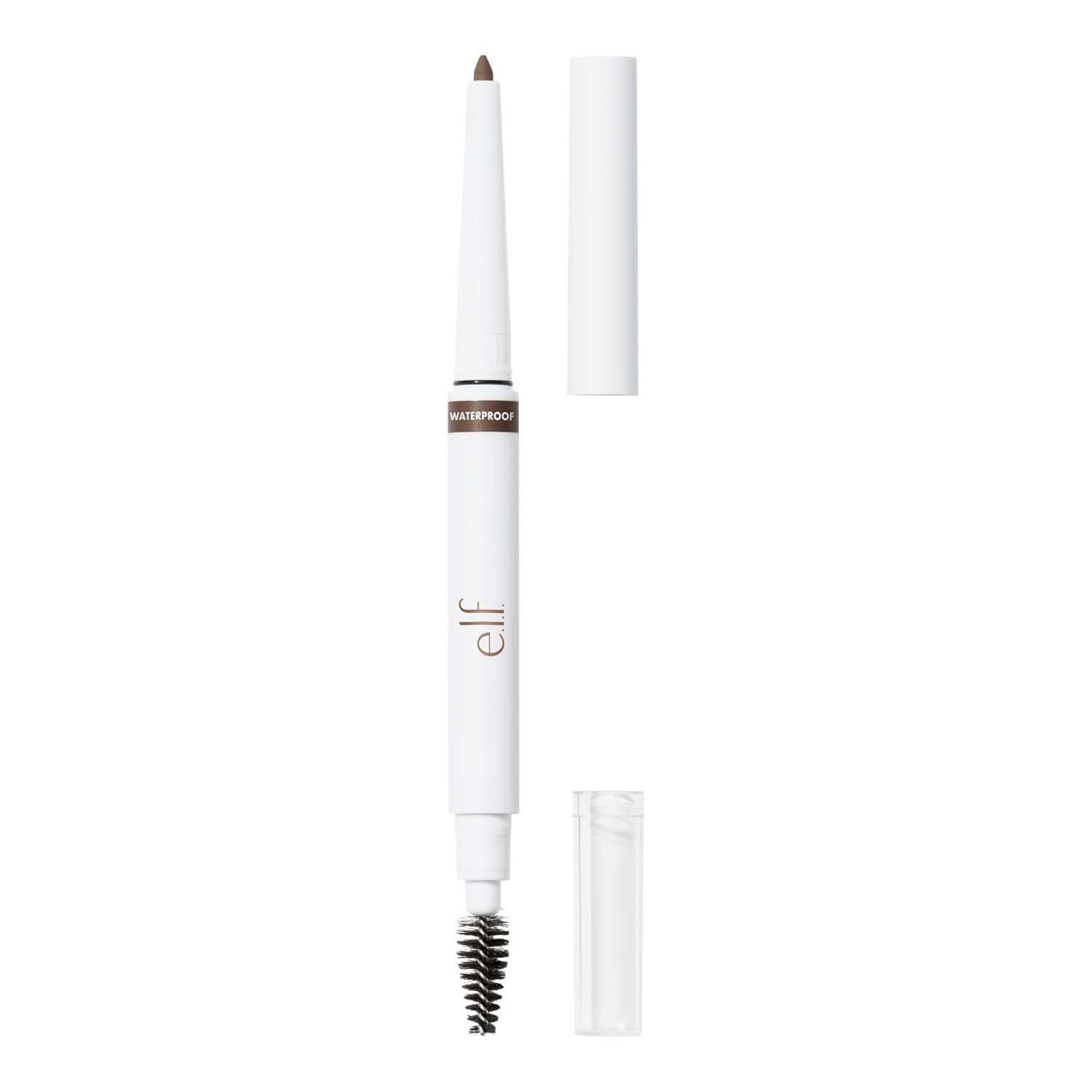 e.l.f. Instant Lift Waterproof Eyebrow Pencil, Dual-Ended with Precision Tip & Spoolie, Smudge-Resistant Formula for Natural, Long-Lasting Brows, Neutral Brown