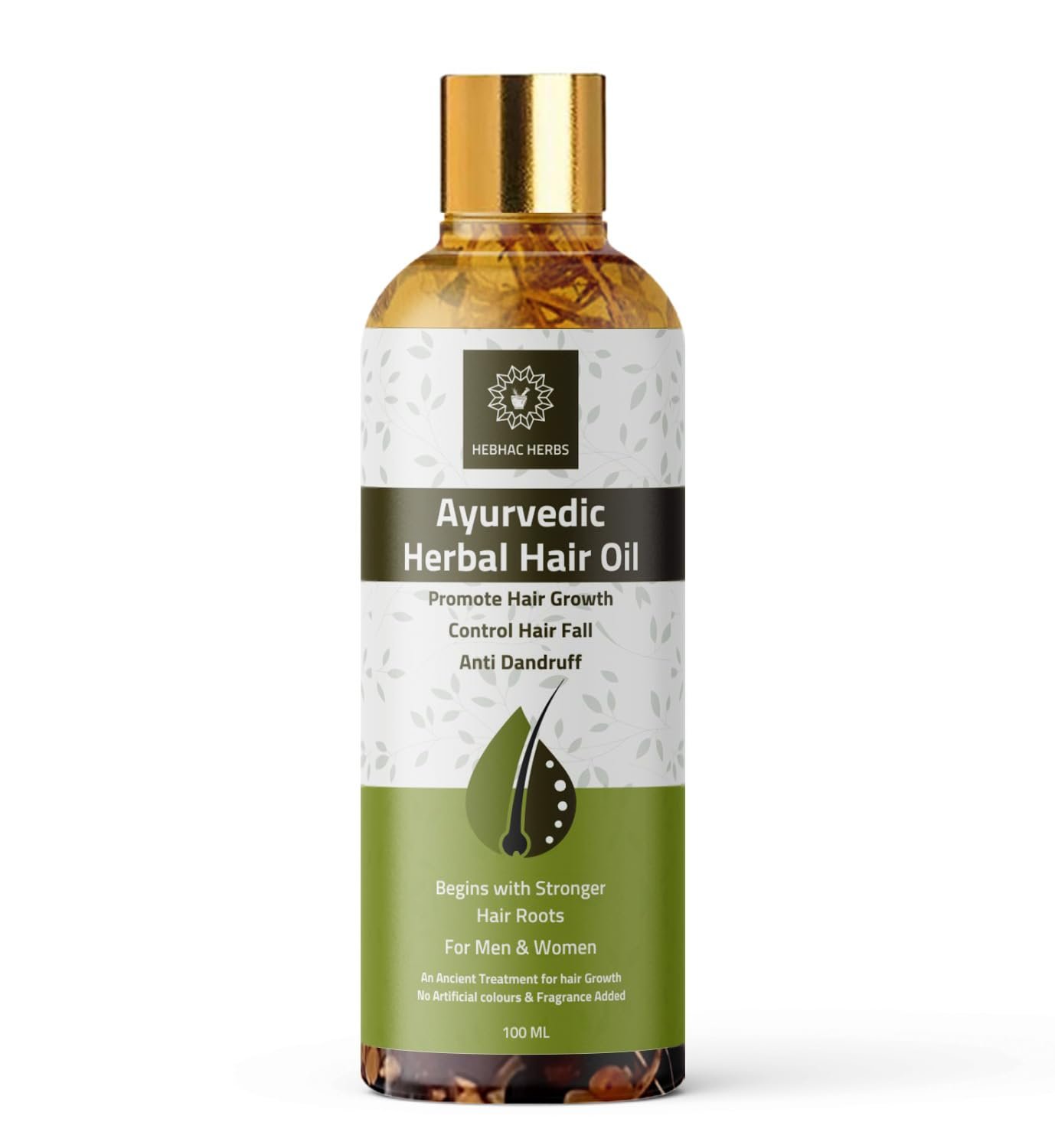 Ayurvedic Multipurpose Hair Oil – Combats Dandruff & Hair Fall with 21 Natural Indian Herbs for Men & Women (100ml)