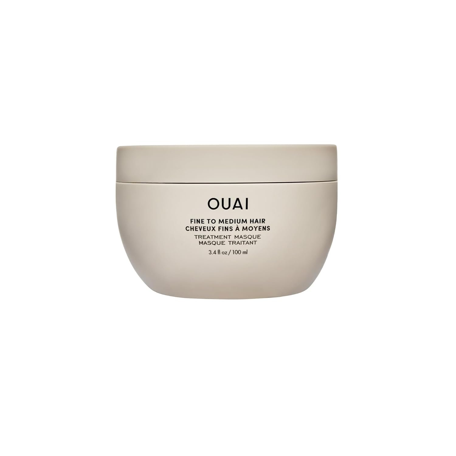 OUAI Fine to Medium Hair Treatment Masque – Mask for Hair Repair, Hydration and Shine – With Shea Butter, Keratin and Panthenol – Paraben, Phthalate and Sulfate Free (3.4 Oz)