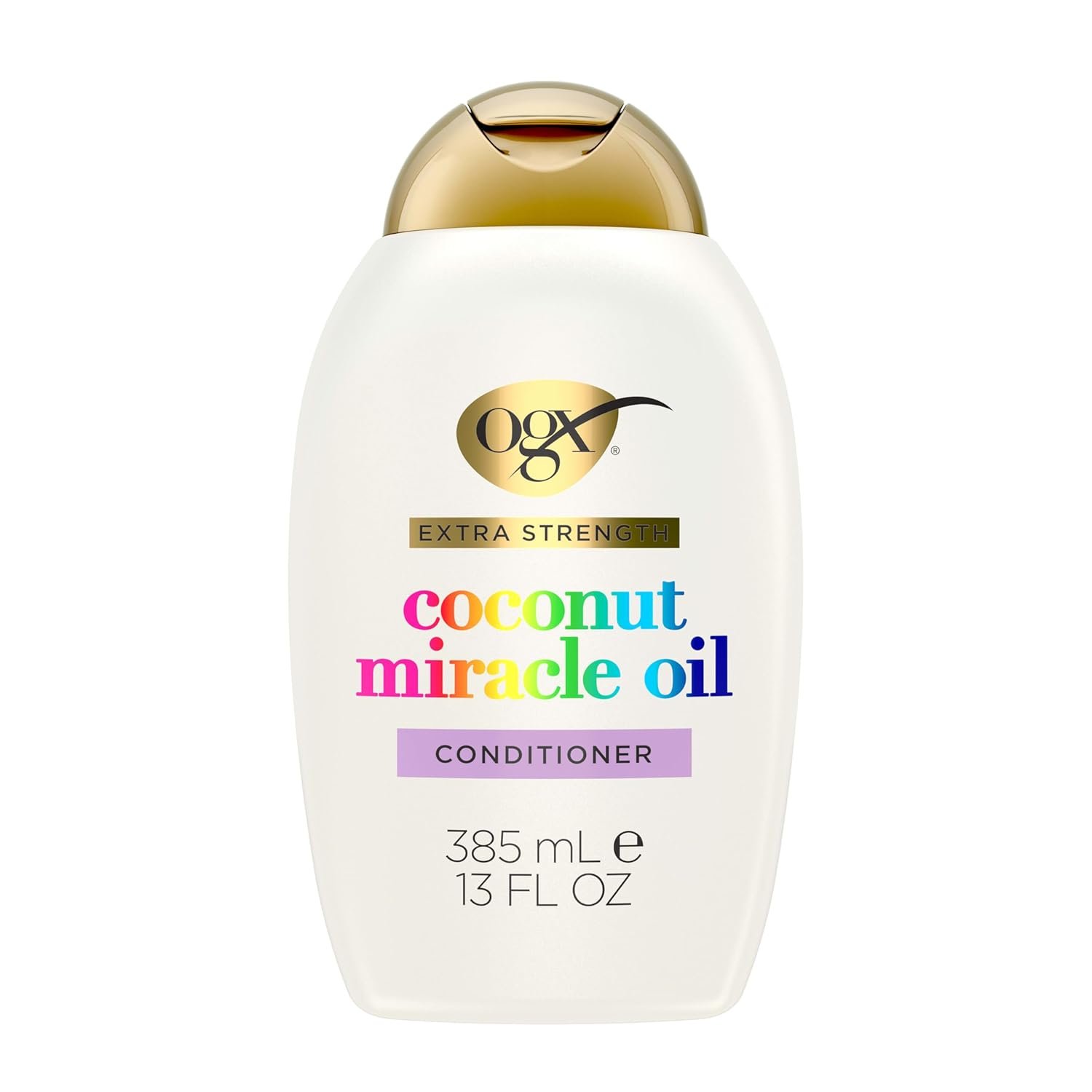 OGX Extra Strength Damage Remedy + Coconut Miracle Oil Conditioner for Dry, Frizzy or Coarse Hair, Paraben-Free, Sulfate-Free Surfactants, 13 Fl Oz
