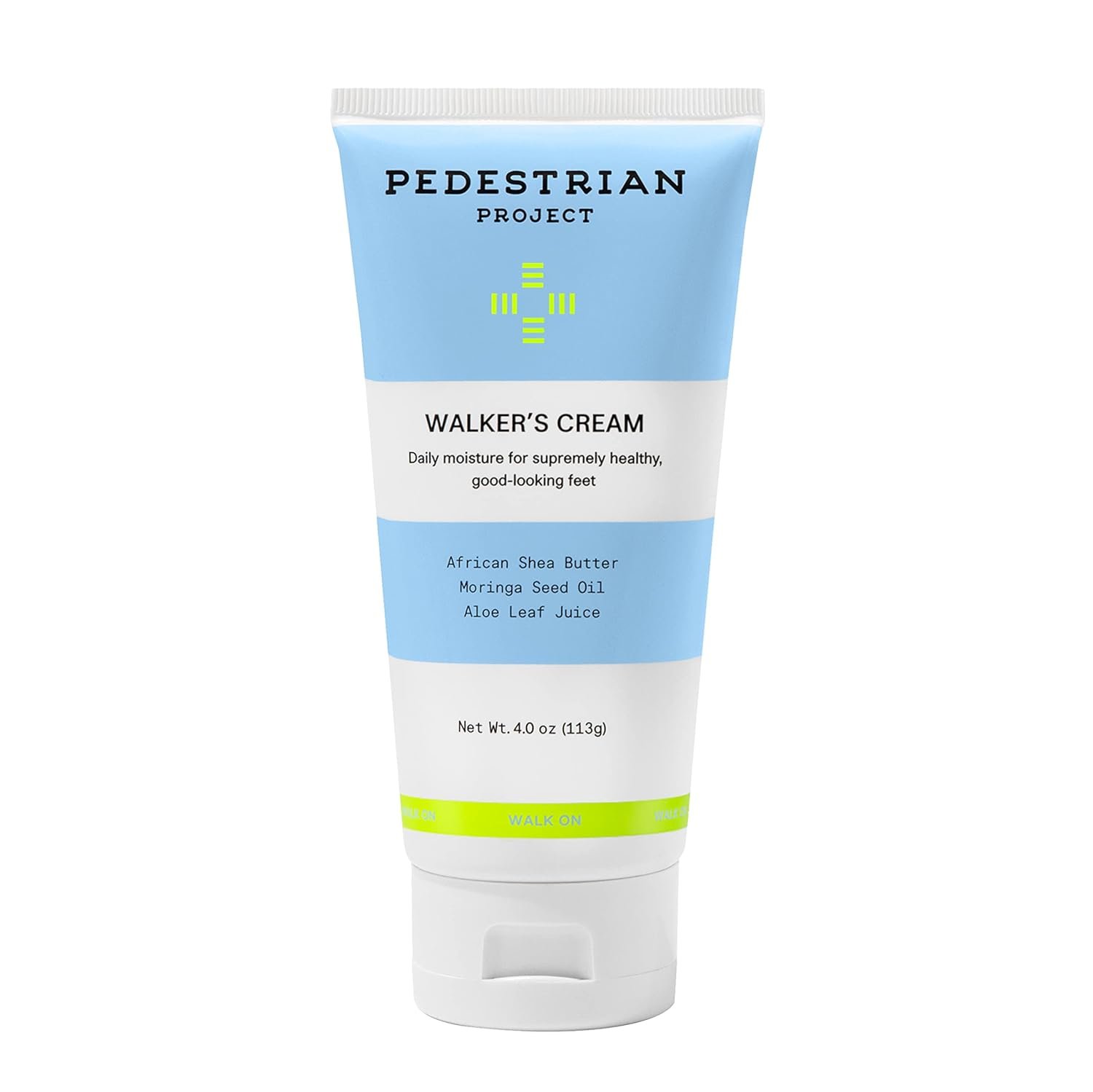 Pedestrian Project Walker’s Foot Cream for Calluses and Dry Feet – Hydrates, Softens & Smooths with Shea Butter, Moringa Seed Oil & Aloe – Vegan, Cruelty-Free Foot Care, 4 oz