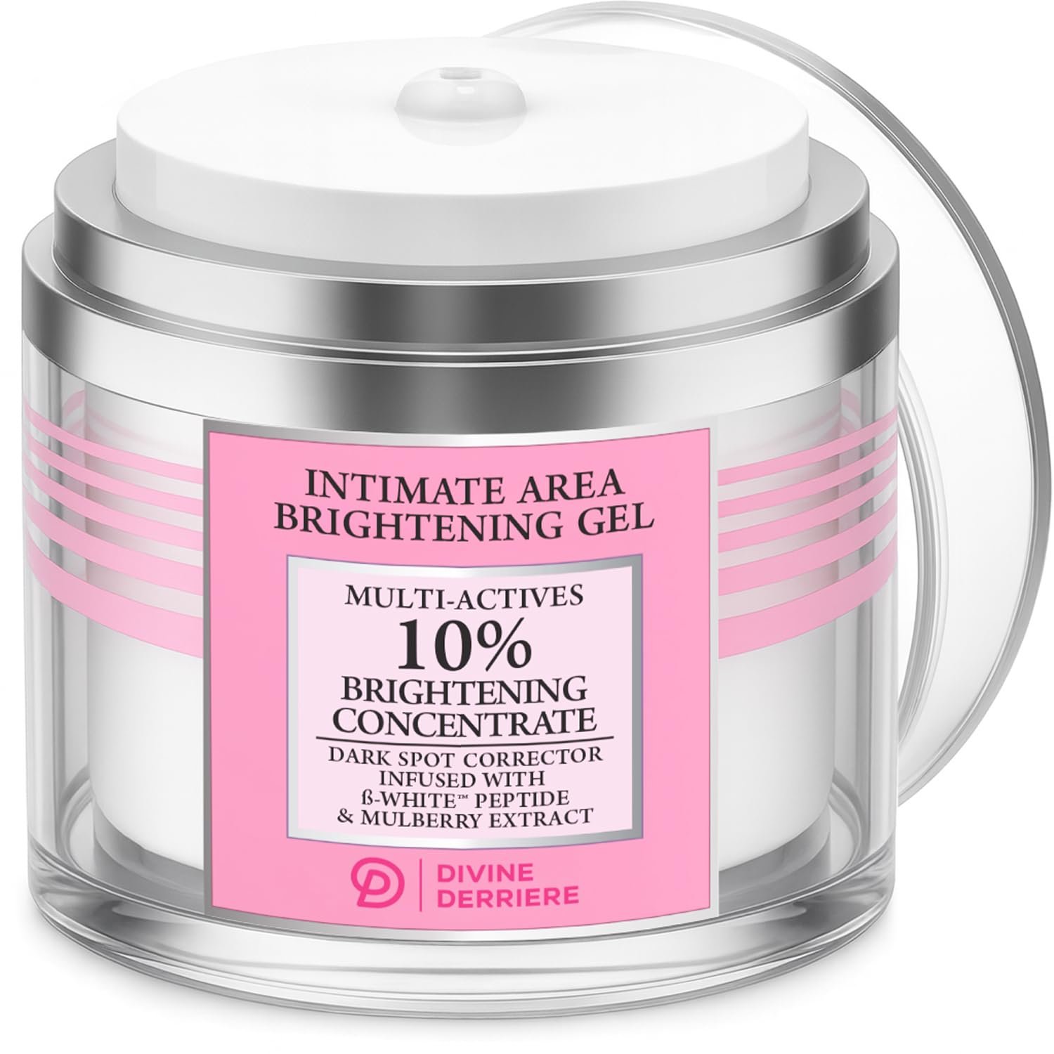 Divine Derriere Intimate Dark Spot Remover for Body, Face, Bikini and Sensitive Areas – Dark Spot Corrector Cream for Intimate Areas Contains Mulberry Extract, Alpha Arbutin, Peptide