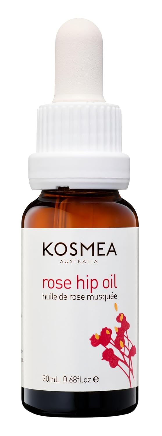 Kosmea Rosehip Oil – Anti-Aging Benefits for Face & Body – Premium Quality Super-critically Extracted Oil Using The Entire Fruit, Seed & Skin – 0.68 fl oz