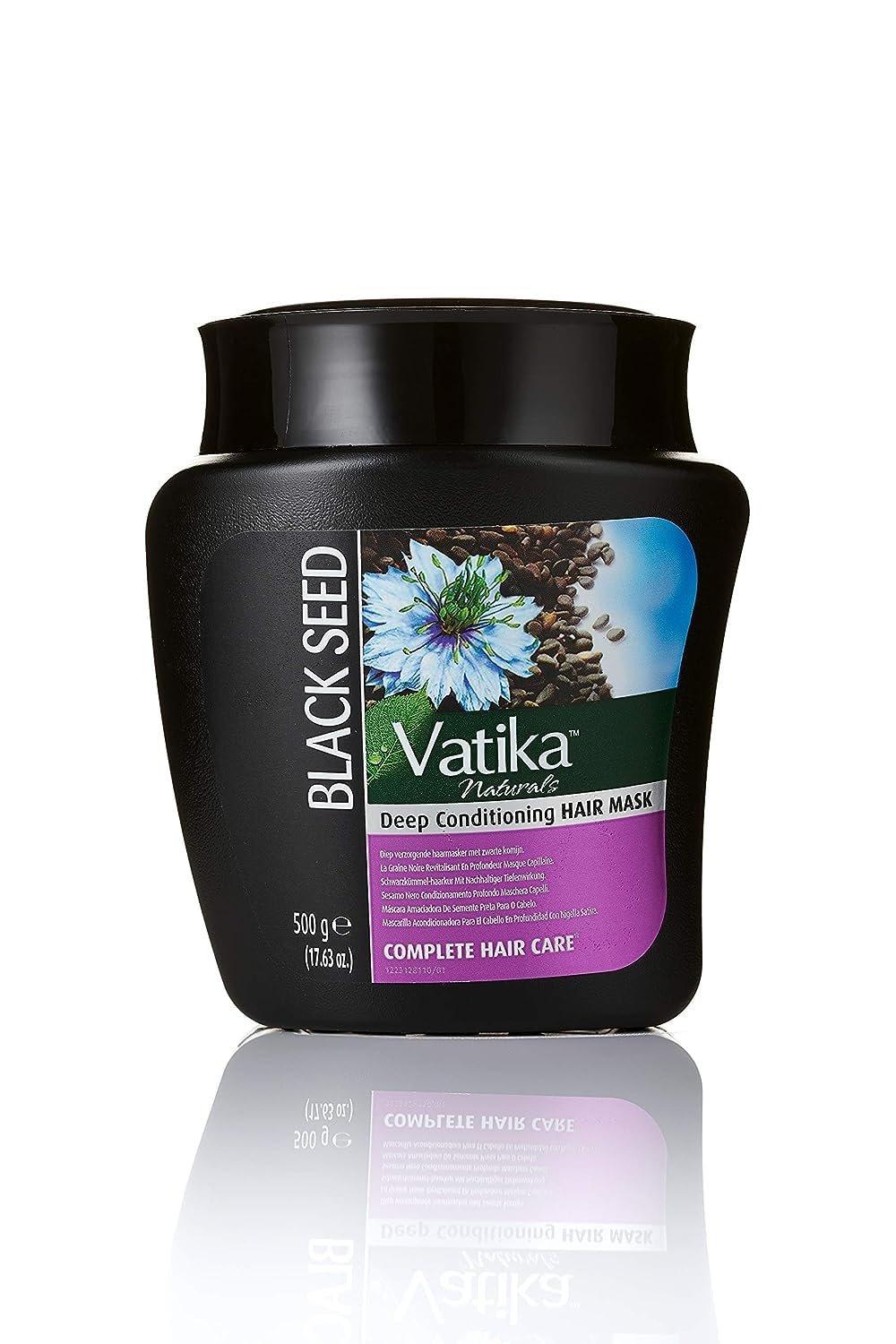 Vatika Naturals Hot Oil Hair Mask – Black Seed & Multivitamin Hair for Dry, Damaged, Nourishing & Strengthening, Deep Conditioning for Soft, Smooth Hair – 500ml