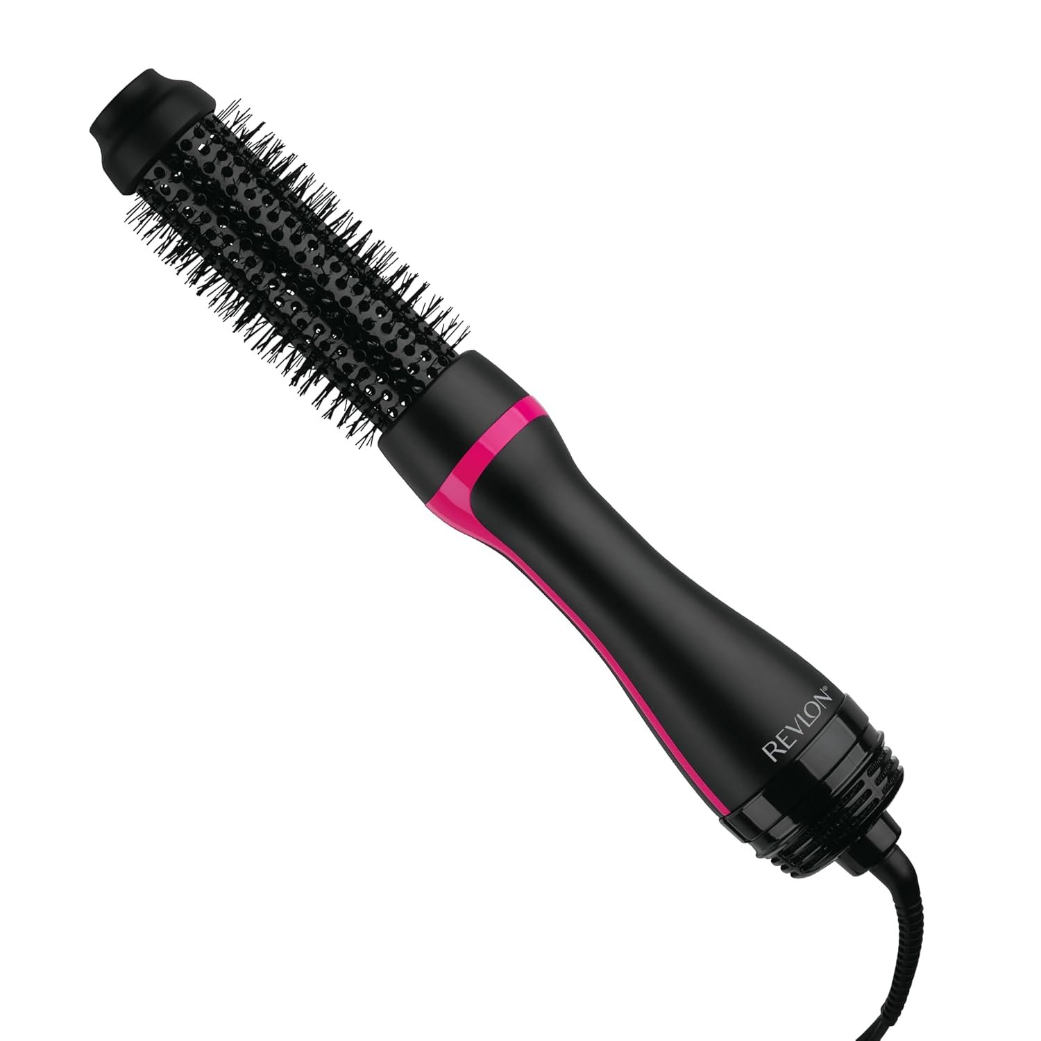 REVLON One-Step Hair Dryer and Styler – Root Booster Round Brush for Styling, Dryer Brush for Fast and Easy Salon-Quality Blowout, More Shine and Less Frizz (1-1/2 in)
