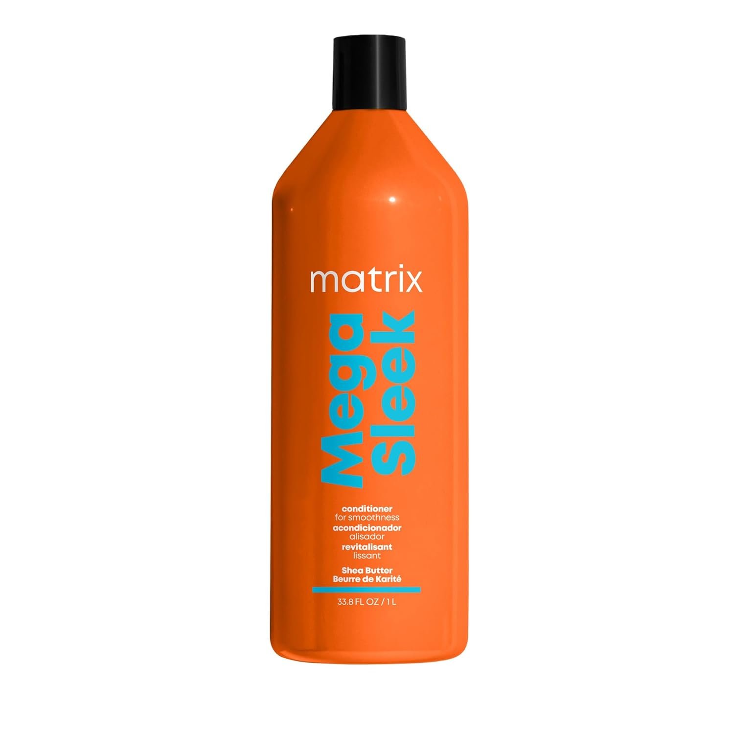 Matrix Mega Sleek Conditioner – Smoothing and Detangling, For Dry, Damaged & Frizzy Hair, Salon Professional Conditioner, With Shea Butter, Vegan