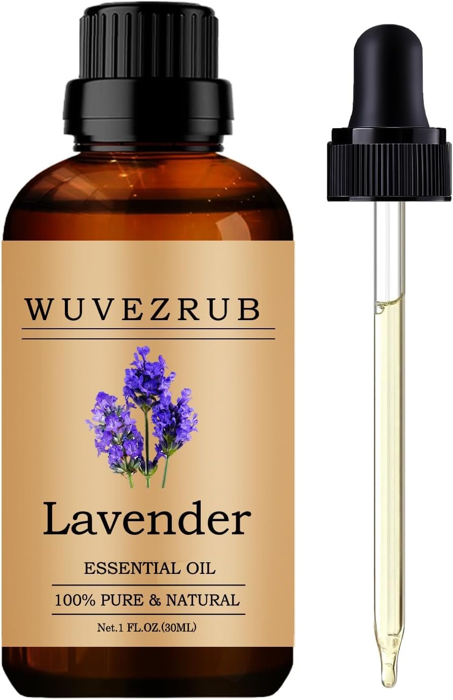 Lavender Essential Oils, 30ML Pure and Natural Essential Oil for Aromatherapy Diffuser – Lavender /1 Fl Oz