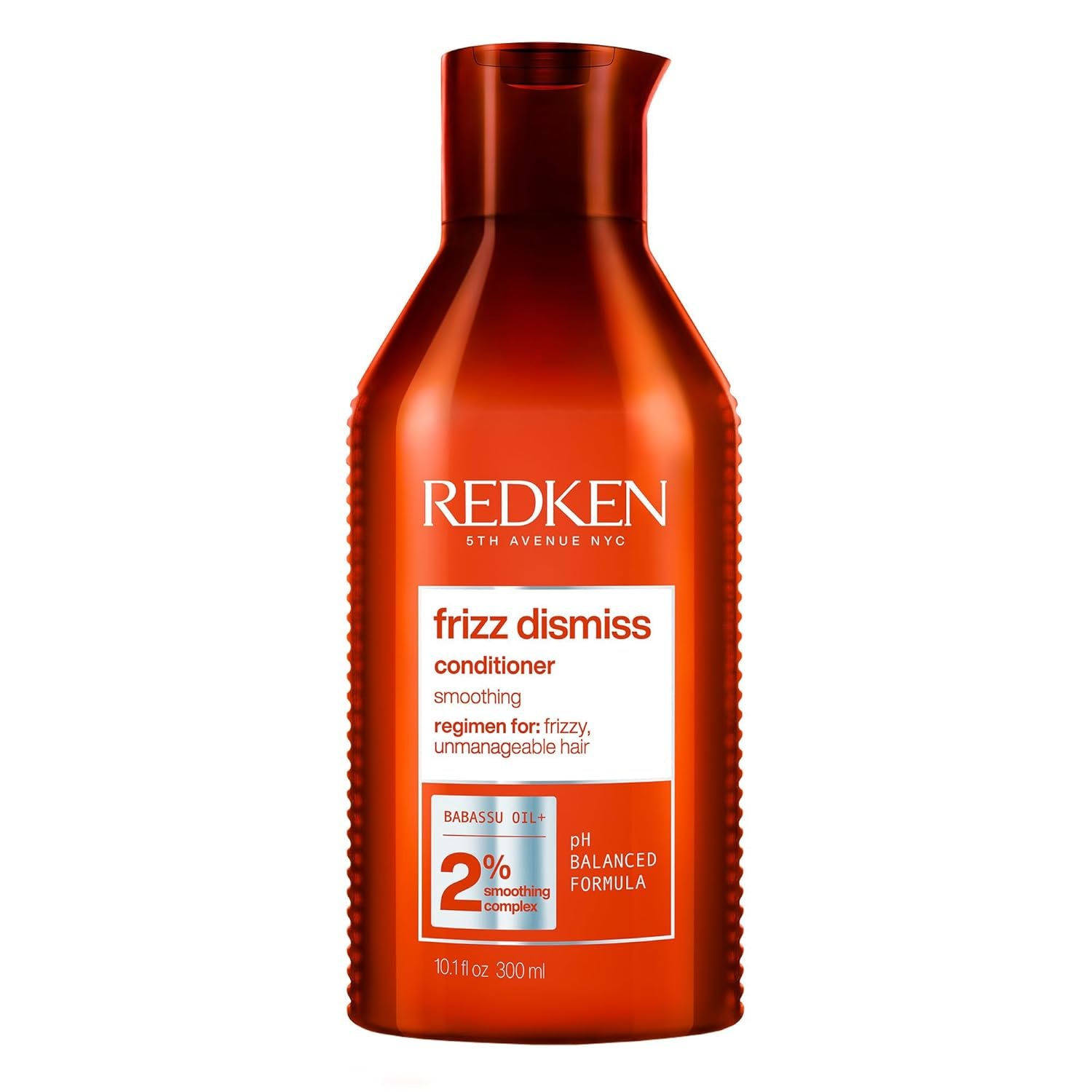 Redken Frizz Dismiss Conditioner – Frizz Control for All Hair Types, Moisturizes & Smoothes, Enhances Shine, With Babassu Oil