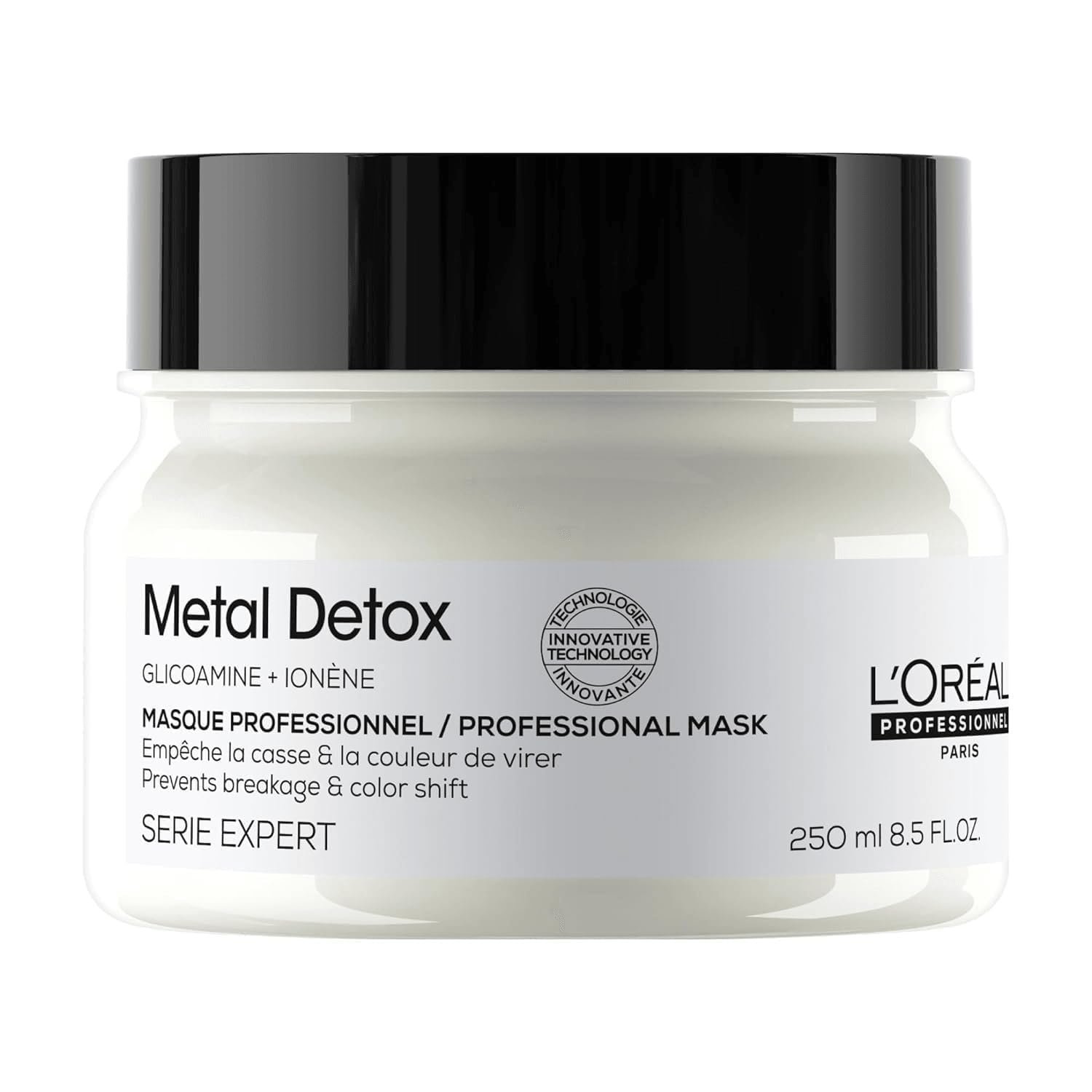 L’Oreal Professionnel Metal Detox Hair Mask – Sulfate-Free Deep Conditioner & Treatment For Dry or Damaged & All Hair Types, Prolongs Hair Color, Prevents Damage & Adds Softness