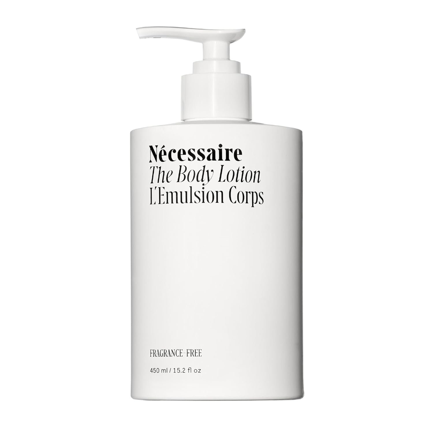 Nécessaire The Body Lotion – Fragrance-Free – Multi-Peptide Moisturizer – Firming Body Lotion for Women + Men. 2.5% Niacinamide. Non-Comedogenic + Hypoallergenic for Sensitive Skin – 450ml/15.2 fl oz