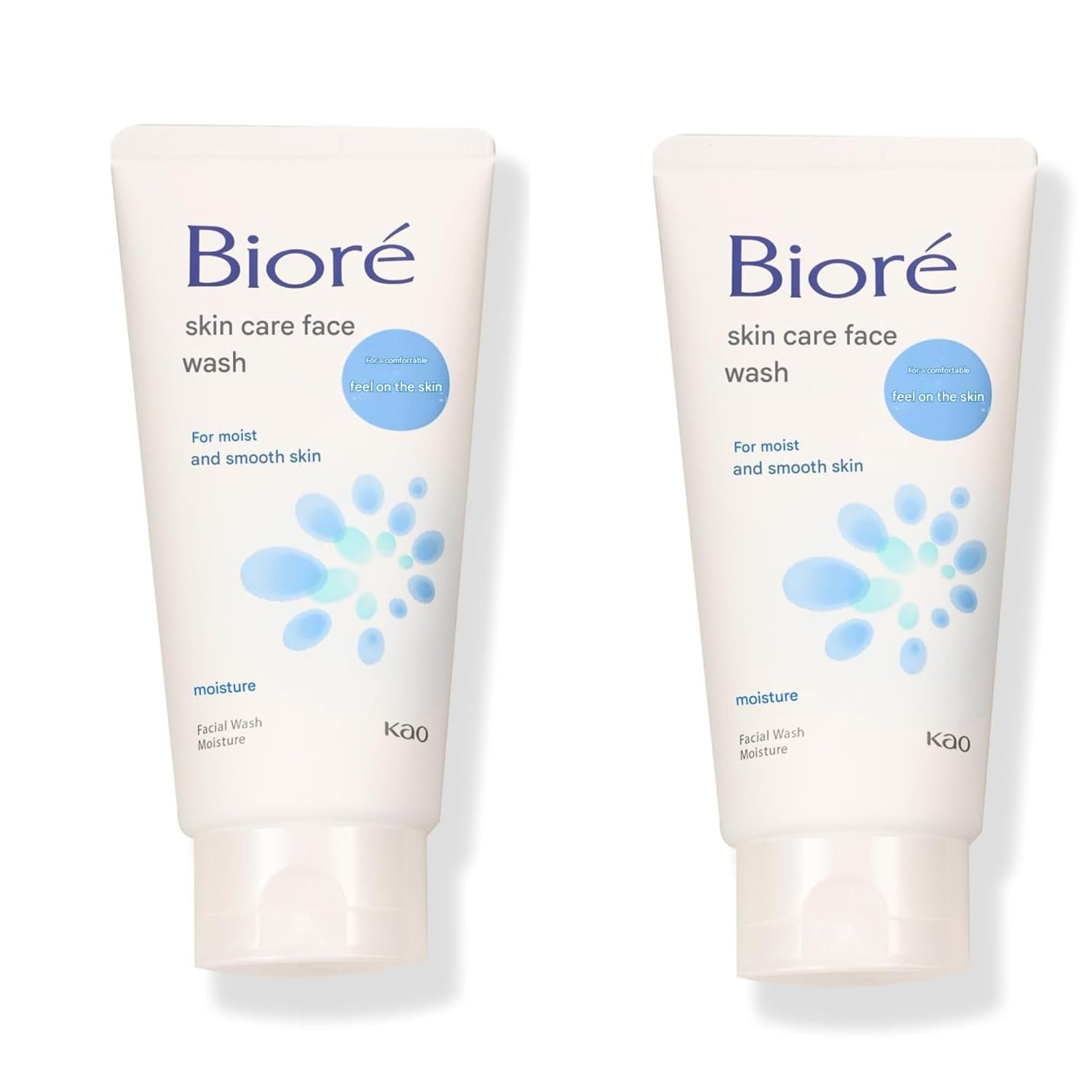 Bio-re Face Wash for Women – Gentle Foaming Facial Cleanser 130g x 2 Pack – Hydrates & Balances Combination Skin – Daily Use Facewash for Oily/Dry Areas – Softens Skin Texture & Removes Impurities