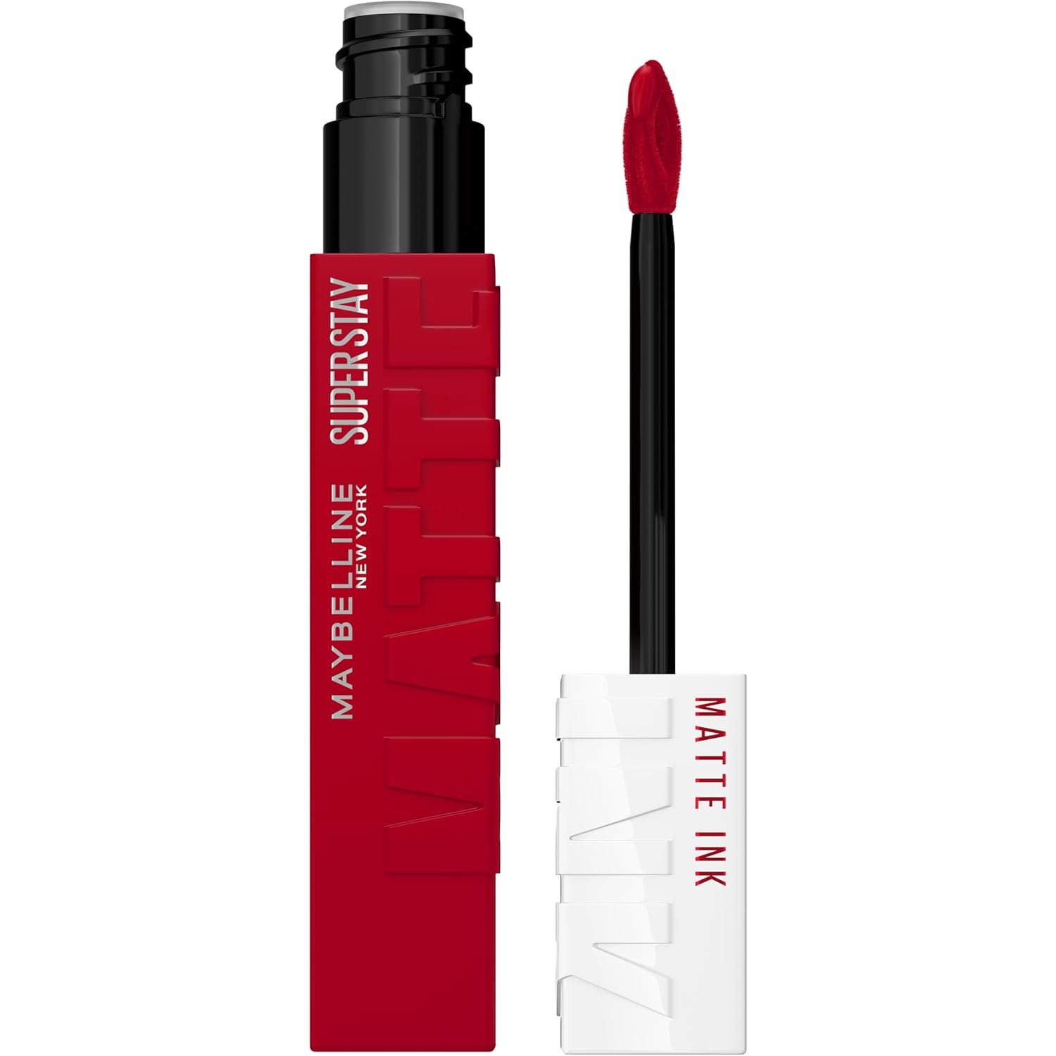 Maybelline Super Stay Matte Ink Liquid Lipstick Makeup, Long Lasting High Impact Color, Up to 16H Wear, Pioneer, Blue Red, 1 Count, Packaging May Vary | Long lasting