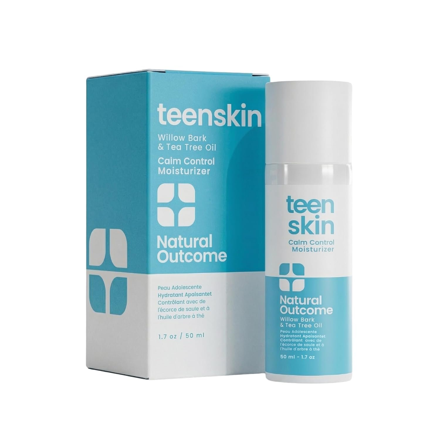 Teenskin Calm Control Moisturizer by Natural Outcome for Women – 1.7 oz Moisturizer