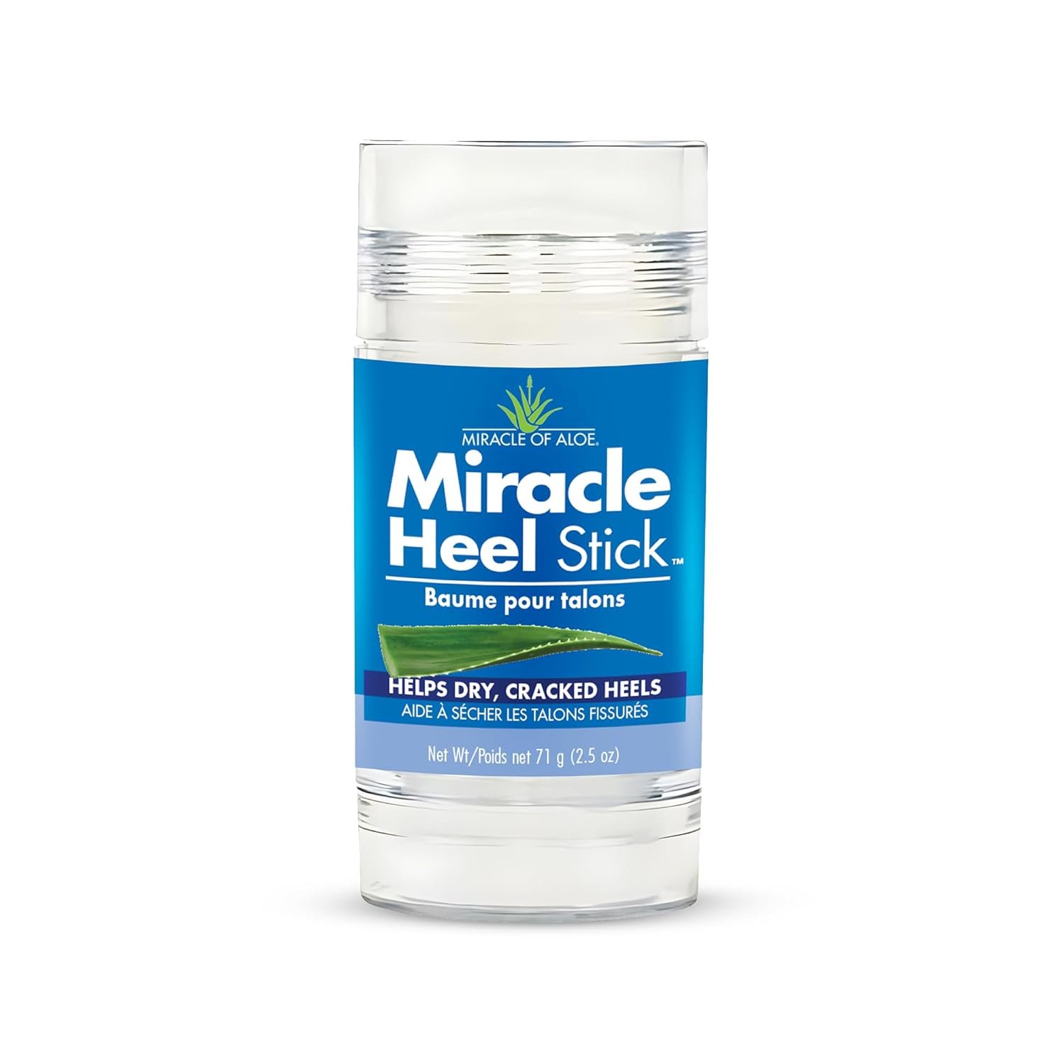 Heel Balm for Dry Cracked Feet – Miracle Heel Stick for Cracked Heel Repair – Heel Balm Stick for Cracked Heel Treatment – Formulated with Pure Aloe Vera, Tea Tree Oil, Shea & Cocoa Butters | 2.5 oz