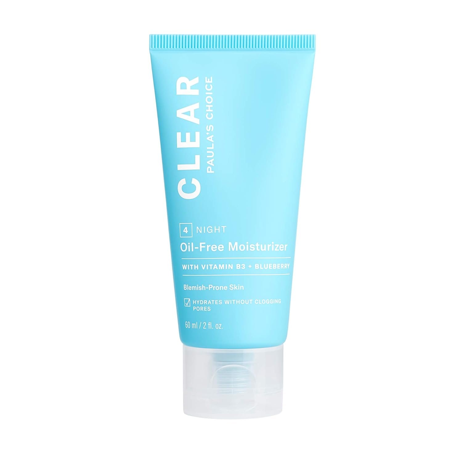 Paula’s Choice CLEAR Oil-Free Face Moisturizer, Lightweight Facial Cream for Acne-Prone Skin, Hyaluronic Acid, Pore-Minimizing Niacinamide, Soothing Antioxidants, Calms Redness, Fragrance- Free