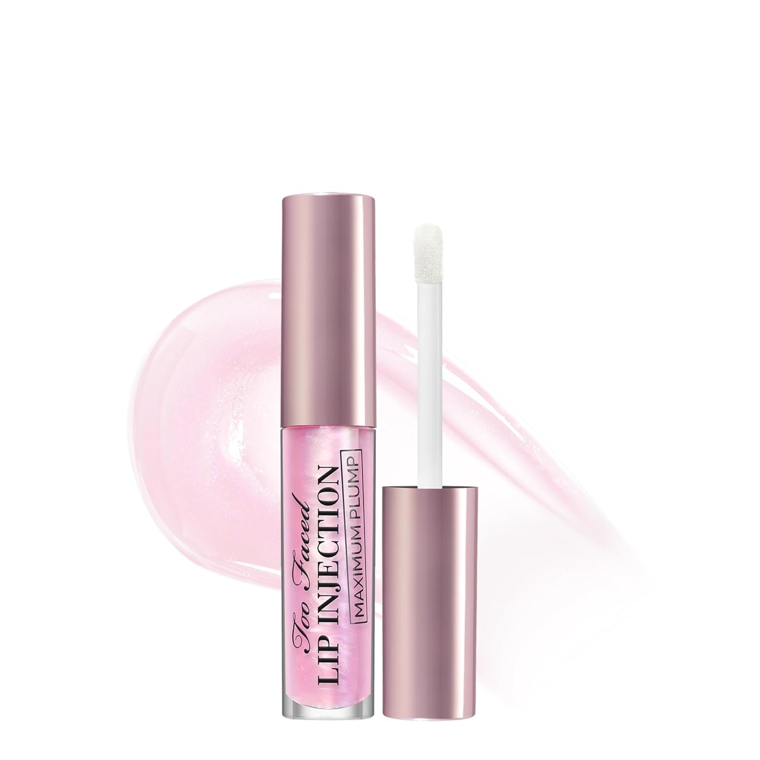 Too Faced Lip Injection Maximum Plump Extra Strength Lip Plumper Gloss | Hydrating, Volumizing, + Plumping, 0.14 Fl Oz
