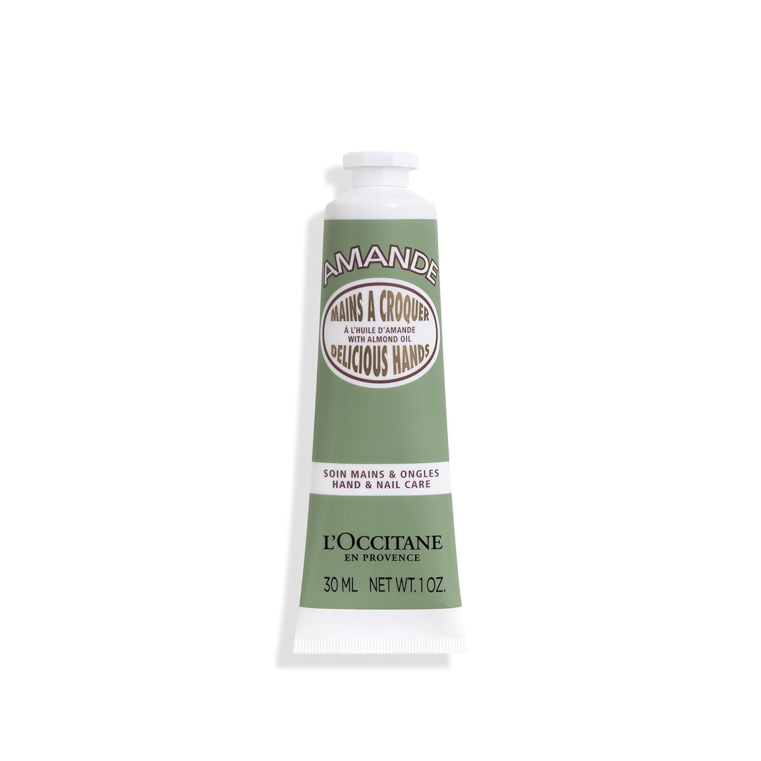 L’Occitane Almond Delicious Hands, Hydrating Cream Softens, Moisturizes Nourishes & Protects Dry Skin & Cuticles, Fast-Absorbing, Vegan, Scented
