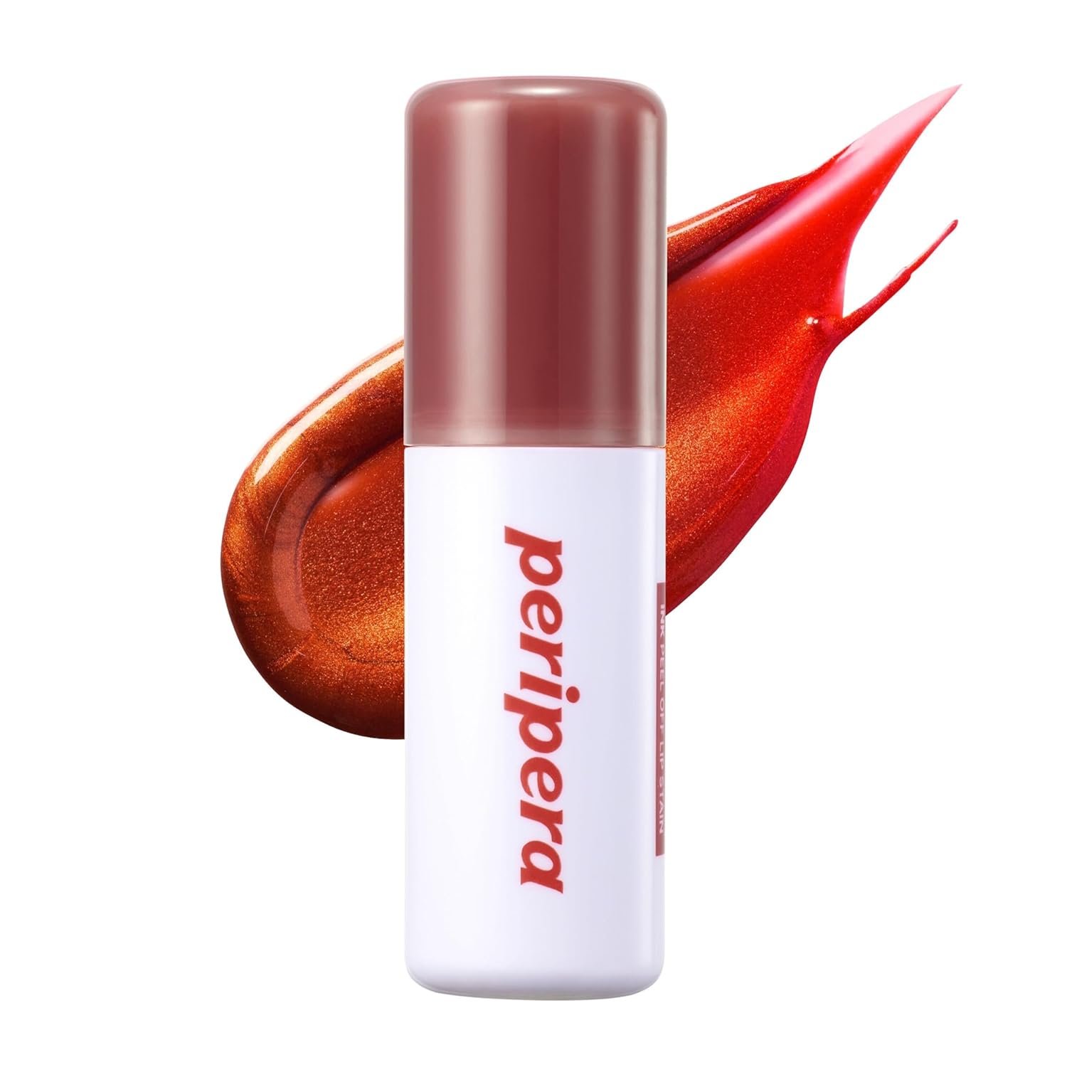 Peripera Ink Peel Off Lip Stain – Long Lasting, Transfer-Proof, Waterproof Korean Lip Tint with Color-Changing Peel-Off Formula (03 PEANUT ROSE)