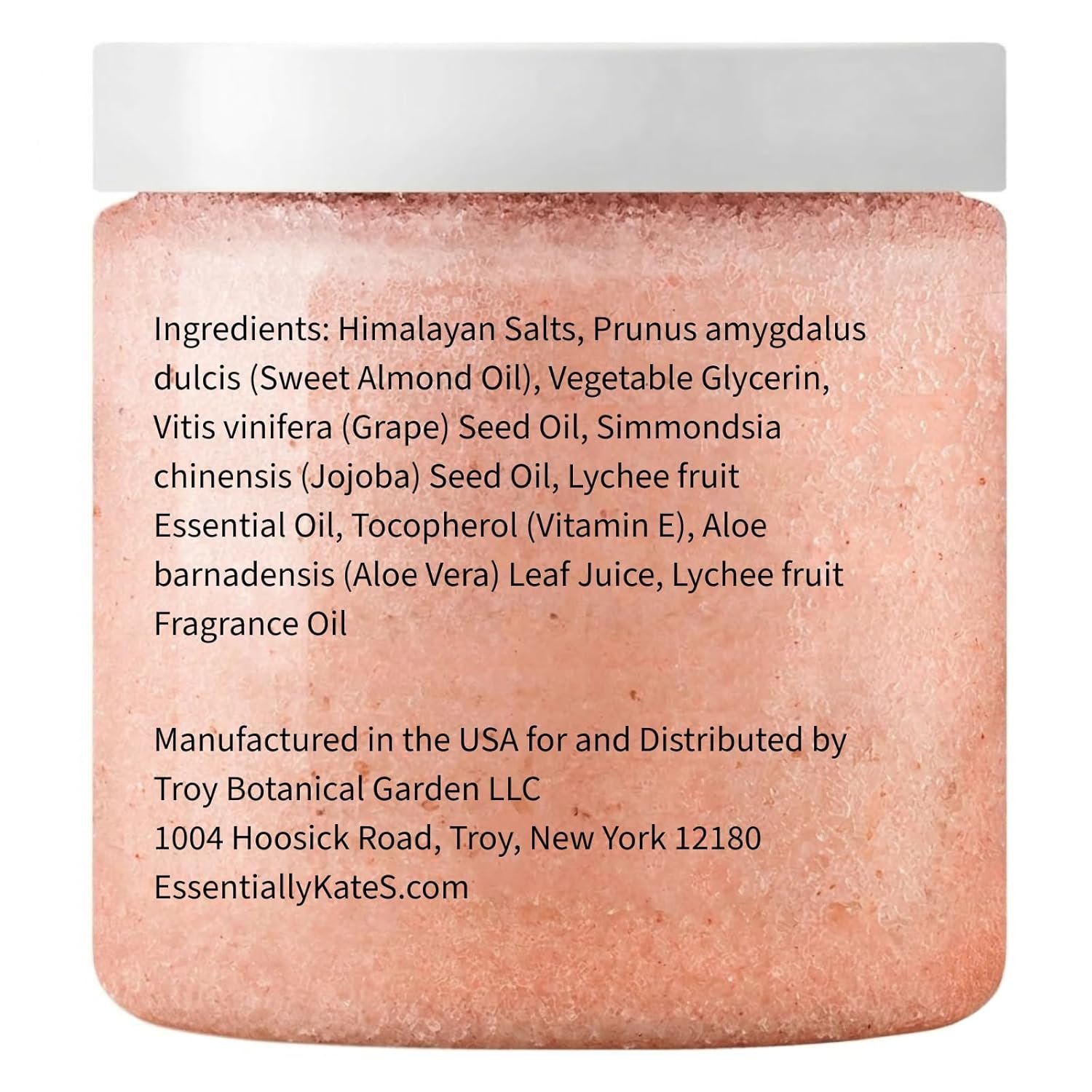 Himalayan Salt Body Scrub with Almond Oil, Exfoliating Mineral Formula, 10 oz