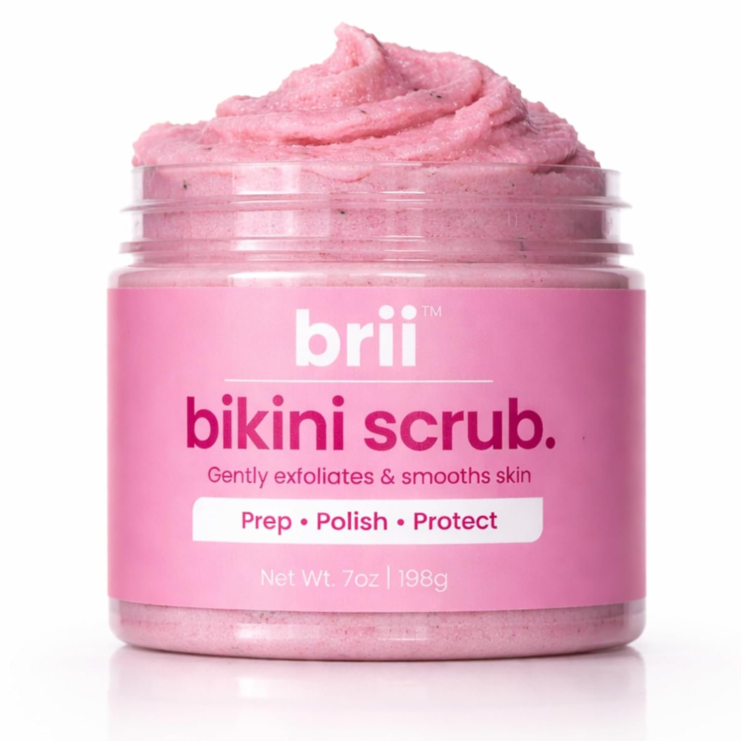 brii Exfoliating Pre Shave + Pre Wax Bikini Area Scrub For Skin Prone To Razor Bumps, Ingrown Hairs & Dark Spots – Gentle Bikini Line & Intimate Area Scrub for Smooth, Even-Tone Skin