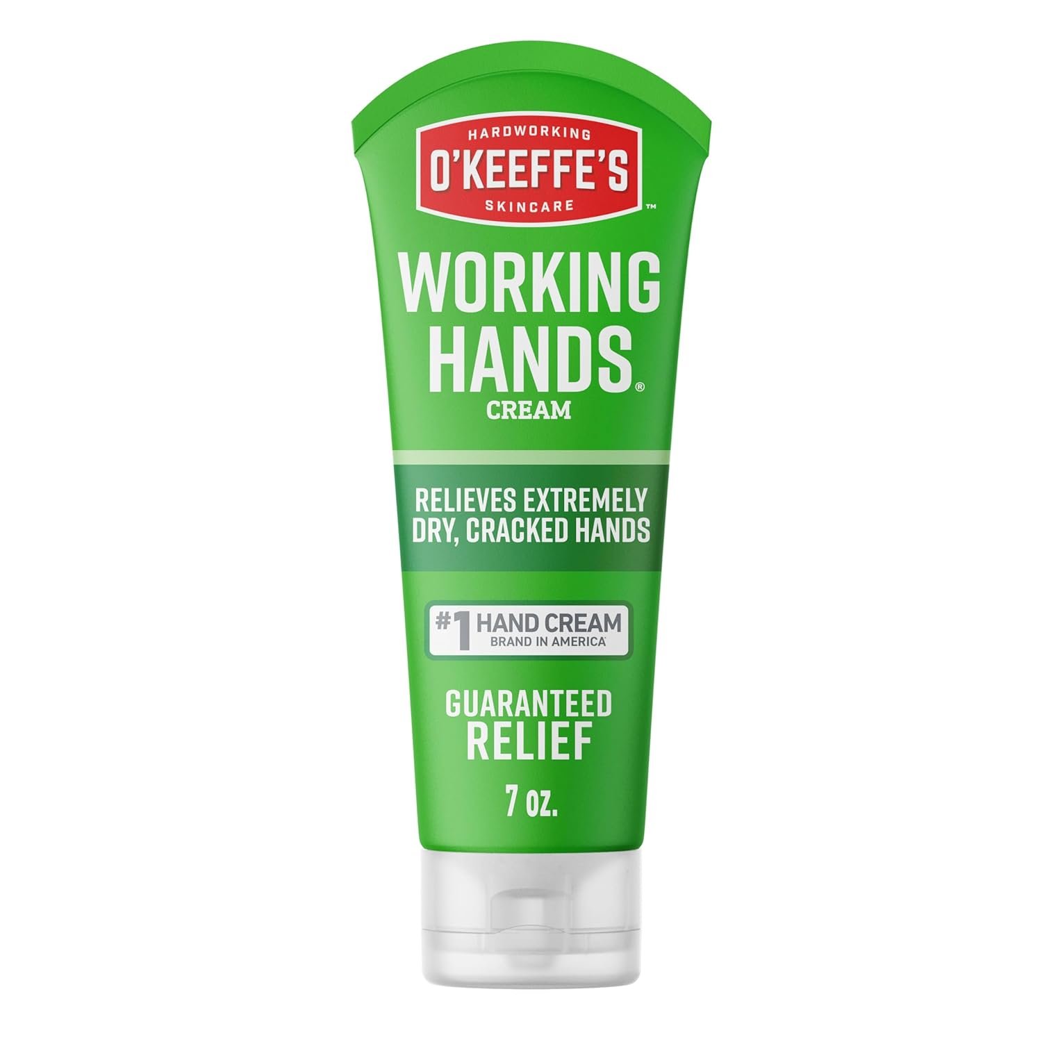 O’Keeffe’s Working Hands Hand Cream for Extreme Dryness – 7 oz Tube (1 Pack) – Repairing Skincare for Cracked, Dry Hands