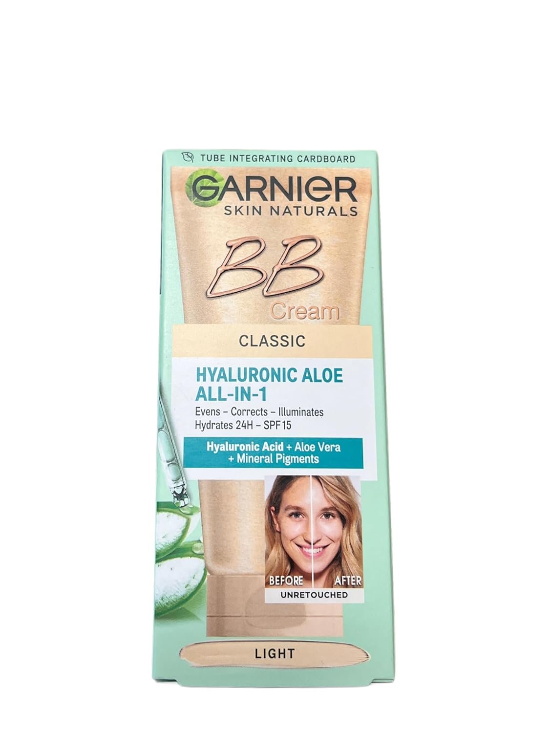 Garnier Skin Naturals Classic Hyaluronic Aloe All-in-1 BB Light Cream, 50ml