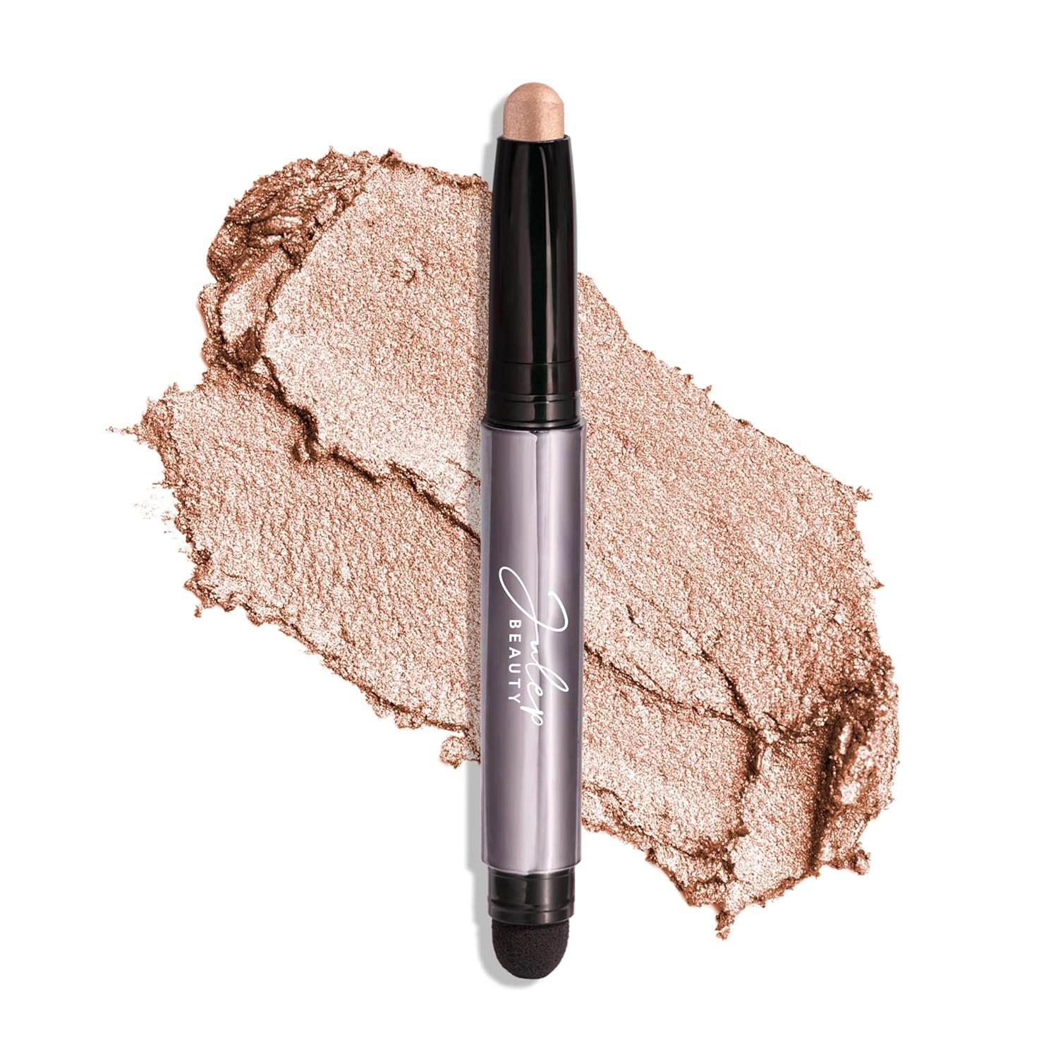 Julep Eyeshadow 101 Cream-to-Powder Waterproof Eyeshadow Stick – Champagne Shimmer – Long-Lasting, Buildable, Crease-Proof, Cruelty Free, Shimmer Finish with Built-In Smudger